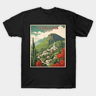 Tepotzotlan Morelos Mexico Vintage Tourism Travel T-Shirt